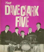 Dave Clark Five tour programme