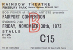 Fairport Convention ticket