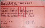 Isaac Hayes Ticket