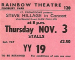 Steve Hillage ticket