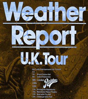 Weather Report flyer