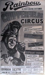 Chipperfields circus poster