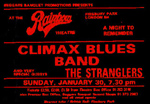 Climax Blues Band/Stranglers poster