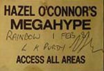Hazel O'Connor Pass