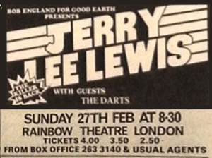 Jerry Lee Lewis advert