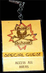 Lynyrd Skynyrd guest pass