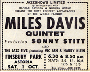 Miles Davis advert