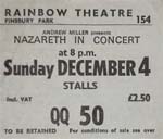 Nazareth ticket