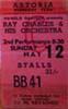 Ray Charles & his Orchestra ticket 