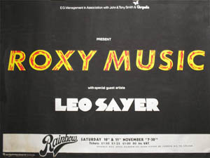 Roxy Music Poster