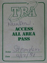 Stranglers AAA pass