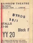 Byrds Ticket