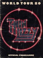 Thin Lizzy Tour Programme