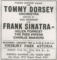 Tommy Dorsey advert