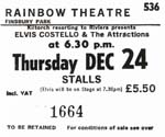 Elvis Costello ticket