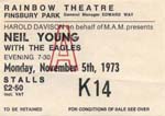 Neil Young ticket