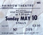 Stiff Little Fingers ticket